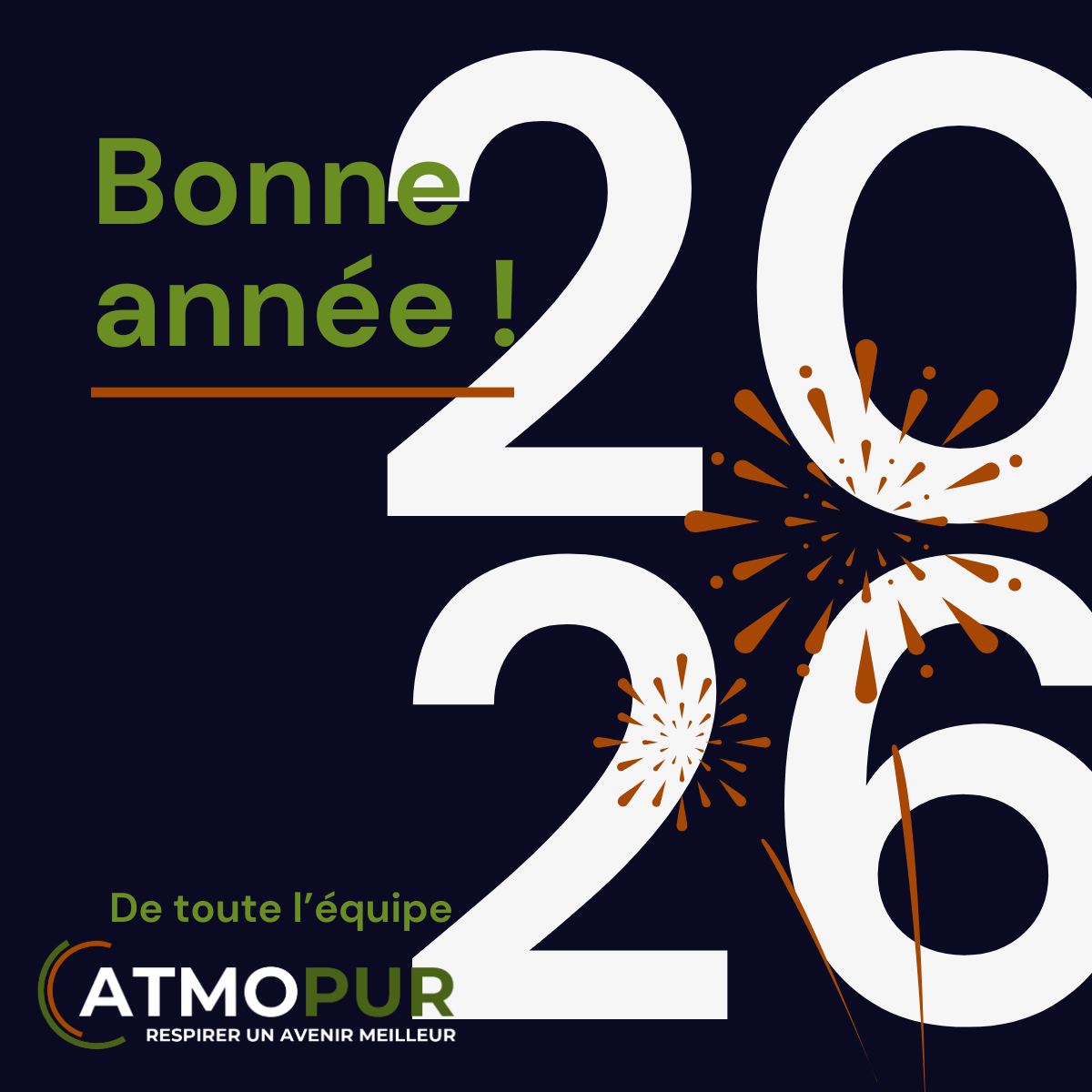 Bonne Année de la part de toute l'équipe